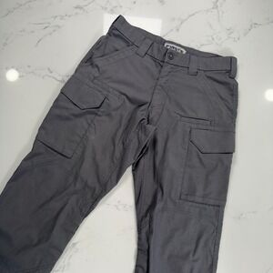 First Tactical Mens Gray Ripstop Cargo Pants 32x34 Utility Work Outdoor Gorpcore